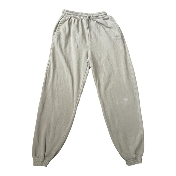 H&M Pants - H&M Light Beige High Waist Jogger Sweatpants
